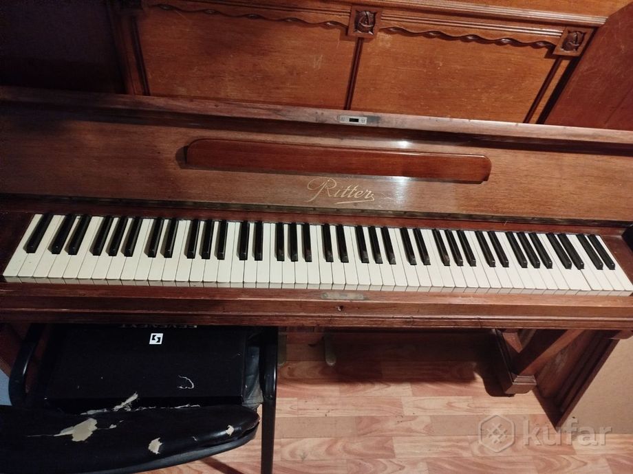 Немецкое антикварное пианино Ritter с документами — фото 8