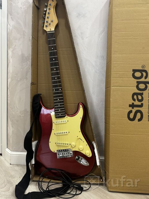 Электрогитара Stagg SES-30 CAR Strat STD CAR — фото 2