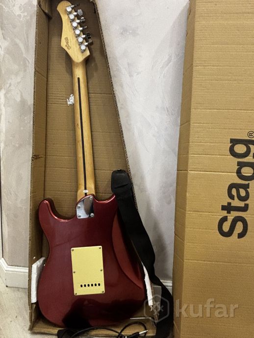 Электрогитара Stagg SES-30 CAR Strat STD CAR — фото 3
