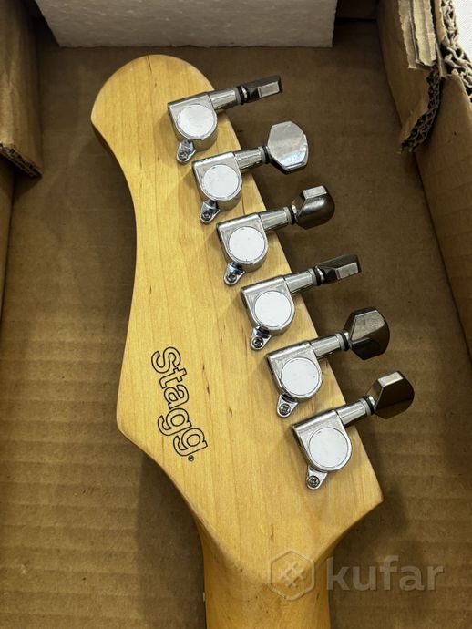 Электрогитара Stagg SES-30 CAR Strat STD CAR — фото 4