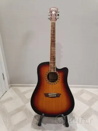 Гитара электроакустическая Washburn WD7SCEATBM