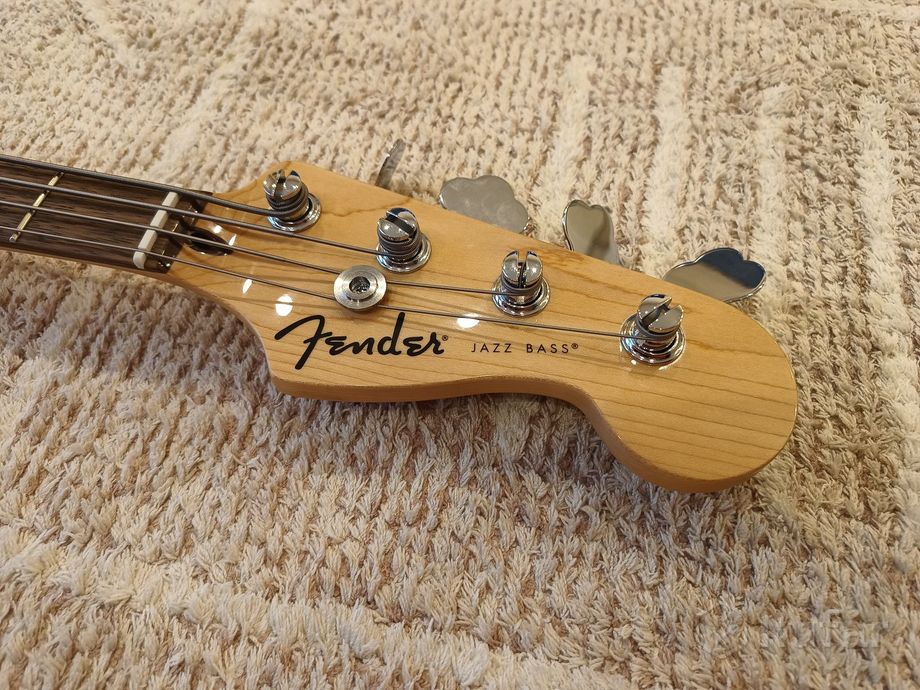 Бас Fender Standart Jazz Bass Olympic White — фото 5