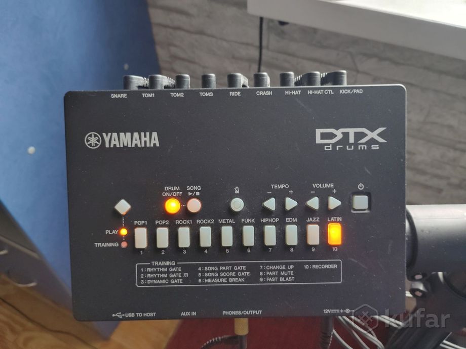 Электронная барабанная установка Yamaha dtx402 — фото 2