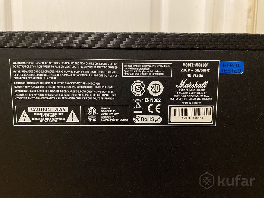 Комбоусилитель Marshall MG15CF — фото 3