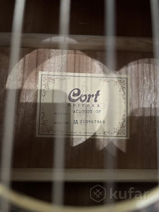Гитара Cort AC100DX OP — фото 2