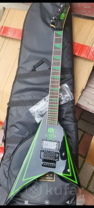 ESP Alexi Greeny (РЕПЛИКА)+ сумка+ремень . НОВАЯ