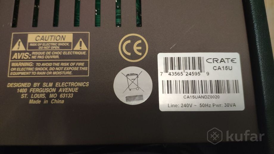 Комбоусилитель Crate CA15 15 Watt — фото 3