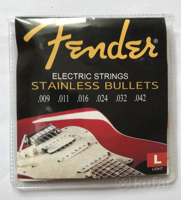 Струны для электрогитары Fender 009 - 042 — фото 1