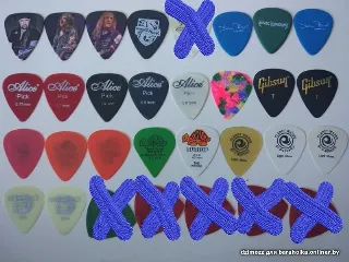 Медиаторы именные, другие (Gibson, Planet Waves, Dunlop...)