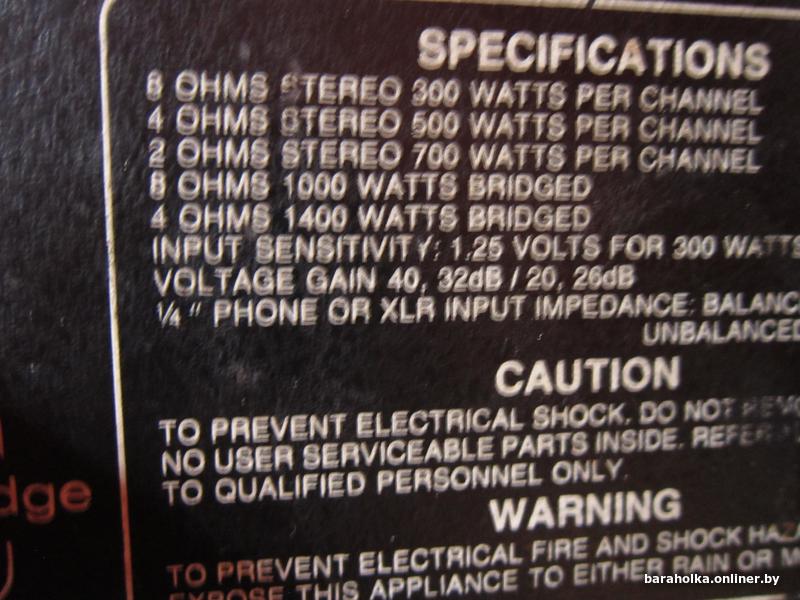 Allen HIT 2400 PEAVEY JBL YAMAHA CREST — фото 11