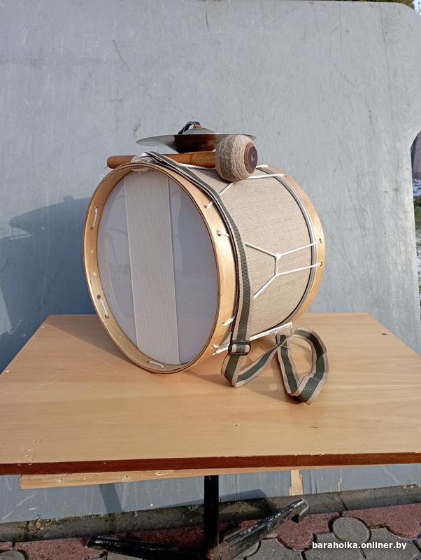 Барабан (народный).Тарелки Hi-Hat. педаль. обода. лаги. заце... — фото 1