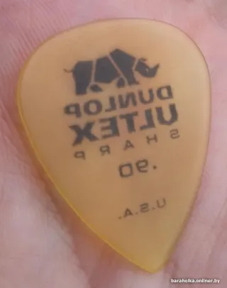 Медиатор для гитары - Dunlop Ultex Sharp .90 usa, как новый