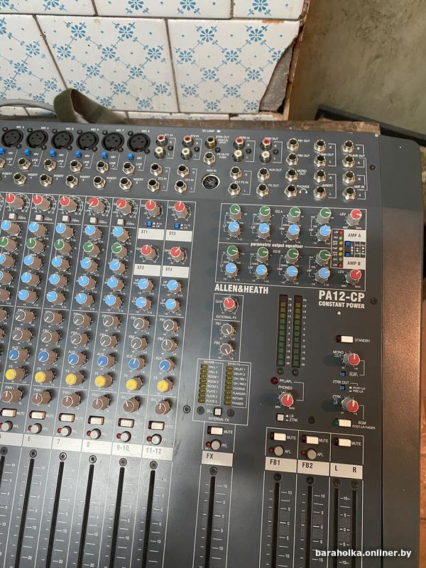 Микшерный активный пульт Allen& Heath PA 12 CP — фото 4