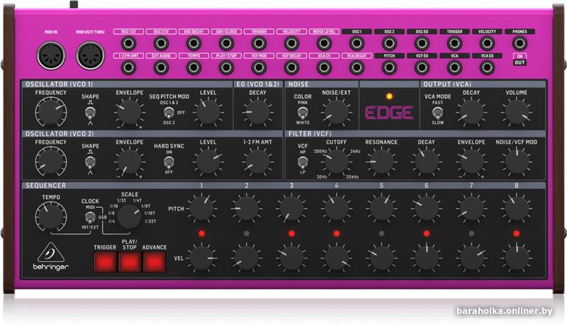 Аналоговый синт Behringer Edge (аналог Moog DFAM)
