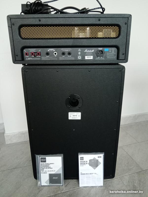 Продам ламповый гитарный стэк Marshall Origin 50 (голова + к... — фото 2