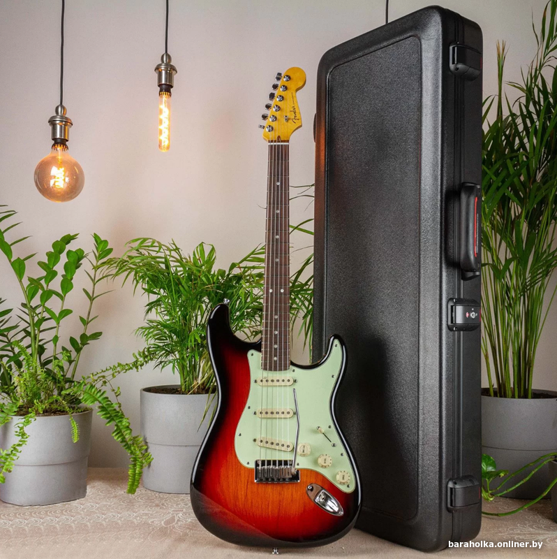Fender American Deluxe Stratocaster Sunburst 2013 Электрогит... — фото 1