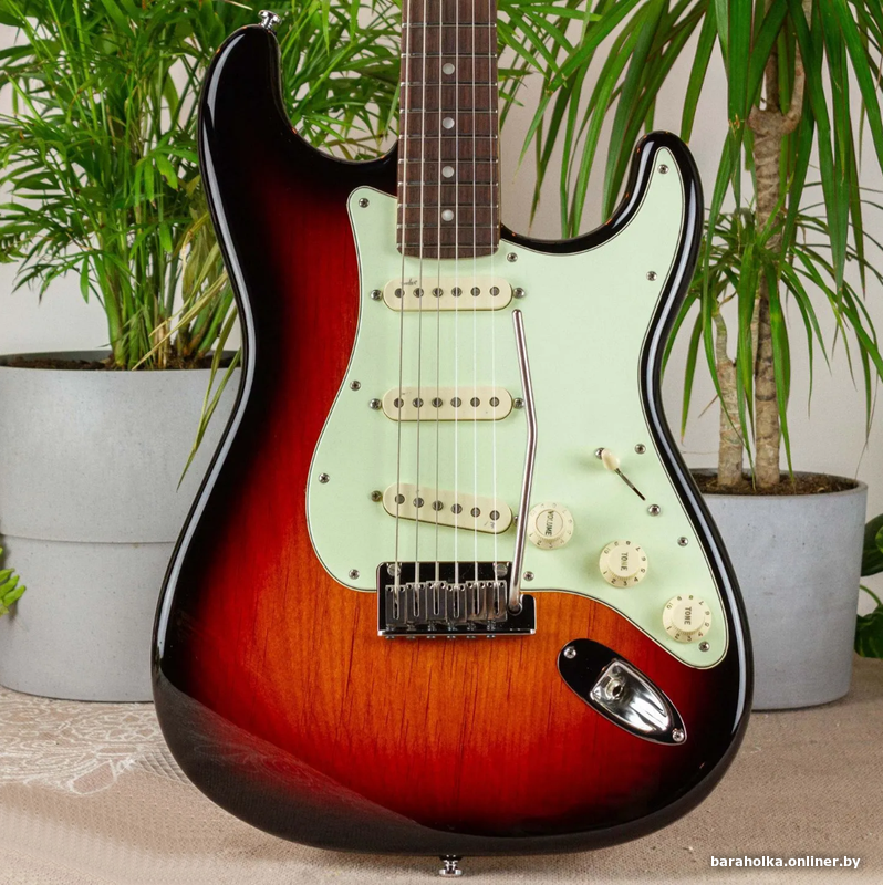 Fender American Deluxe Stratocaster Sunburst 2013 Электрогит... — фото 7