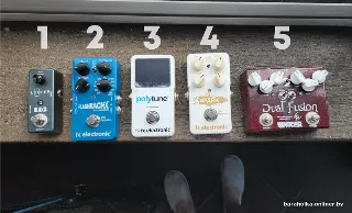 Педали TC Electronic, Blaxx, Wampler + Canare/Switchcraft