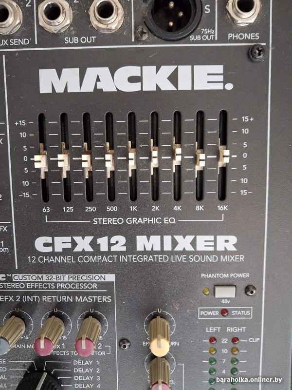 микшер MACKIE CFX12 MIXER 12 CHANNEL — фото 4