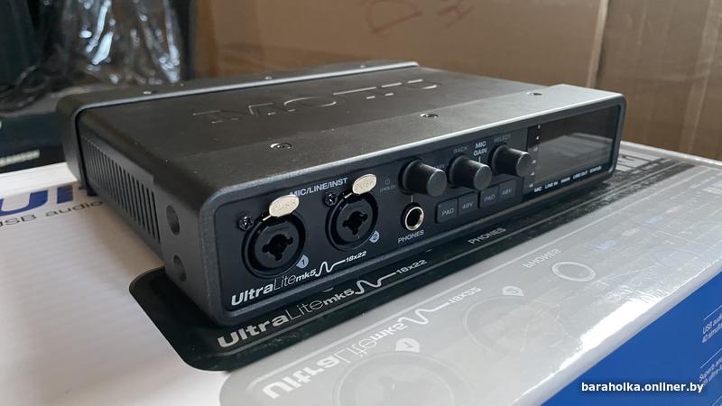 MOTU UltraLite-mk5 — профессиональный аудиоинтерфейс — фото 2