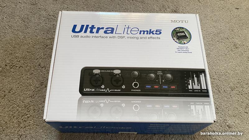 MOTU UltraLite-mk5 — профессиональный аудиоинтерфейс — фото 9