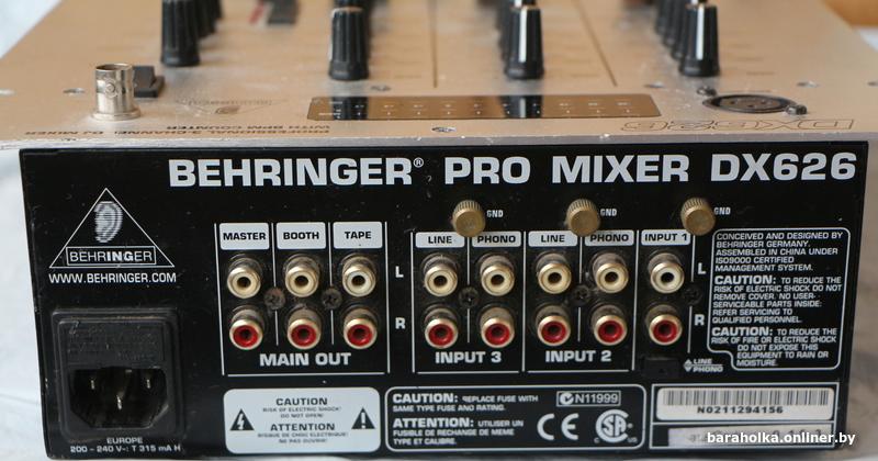 Микшер для музыки Behringer DX626 — фото 4