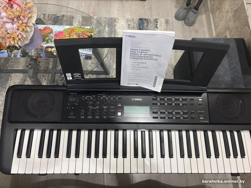 Синтезатор Yamaha PSR-E383, 6 мес. б/у, состояние нового. +3... — фото 4
