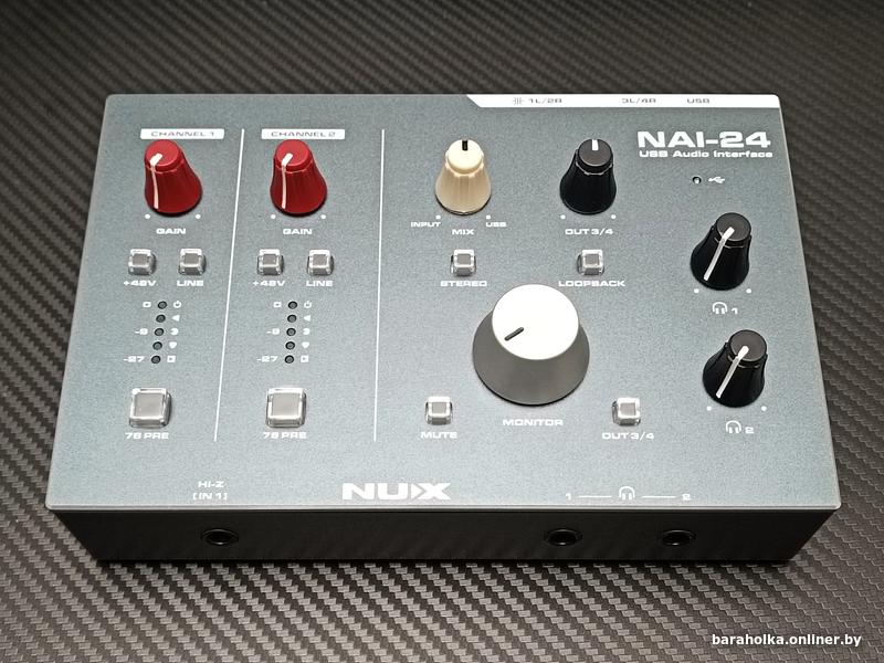 Аудиоинтерфейс Nux NAI-24 — фото 1