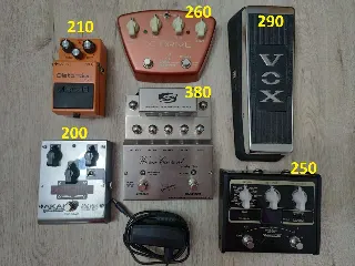 Гитарные педали Distortion, Overdrive, Wah-Wah, Phaser