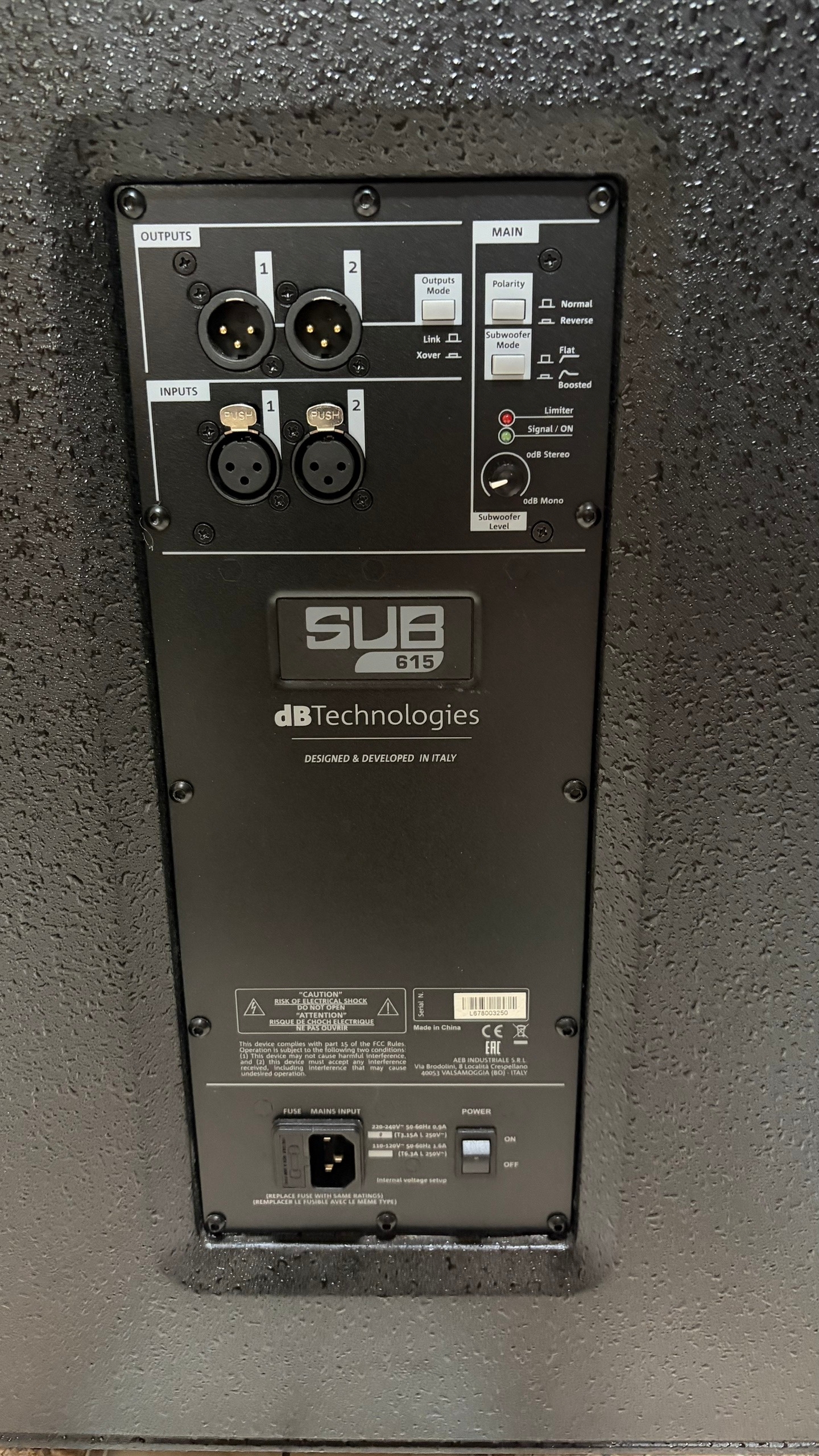 dB Technologies sub 615 — фото 2