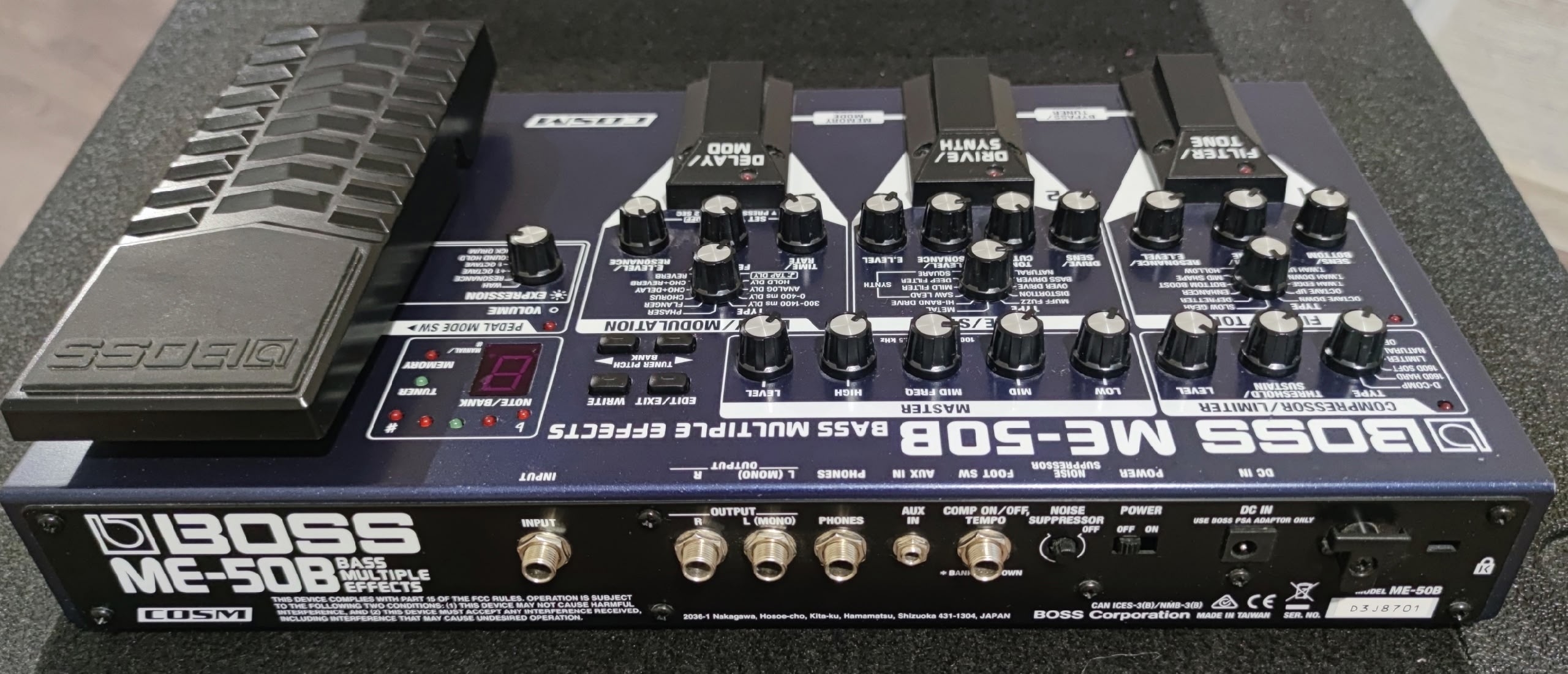 Процессор эффектов для баса Boss ME-50B — фото 2